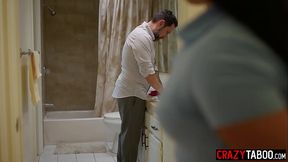Big ass Latina teen is ready for anal and she enjoyed it with pervy butler