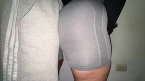 Stranger Touches Her Ass and Gets Hard for the Hand of an Unknown Girl