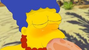 Marge Sucked Cock On The Beach ! The Simpsons New Animation Dsanimation Hentai ! With Car Toon