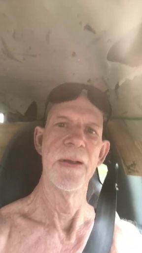 Driving around my neighborhood naked