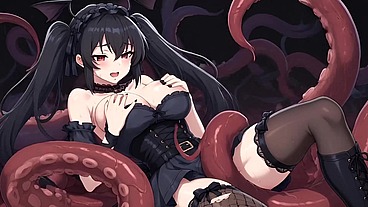 The Thousand tentaculos Monster and Gothic Girls Full – Dark Hentai Fantasy