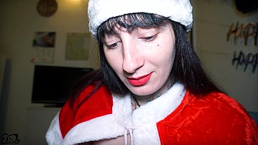 POV: Babba Natale INCINTA si prende cura del tuo cazzo!🤶🏼