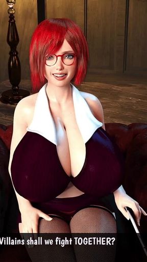 Hot Girl with Big Tits Rough Fuck with Alien Monster Cockham Superheroes 23