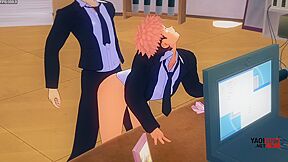 Car Toon In Jujutsu Kaisen Yaoi - Yuuji Fucked By Gojo On A Table