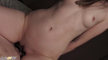 Girl Read Book Naked and Got Passionate Evening Sex