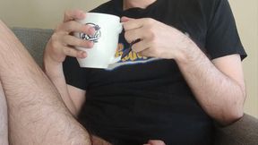Edging and Cum in Coffee Sext