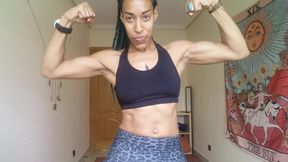 Flexing My Veiny Biceps