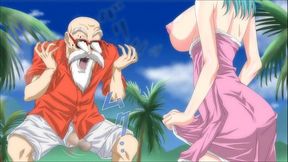 Horny Bullma Satisfies Master Kame WithSexy Ball Play In Dragon Hentai Scene
