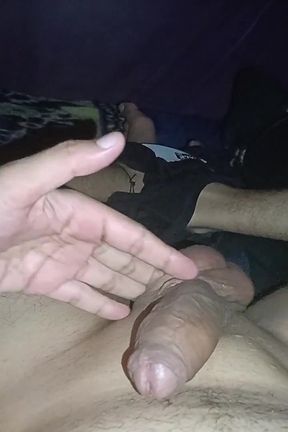 Horny Boy Masturbation in Night
