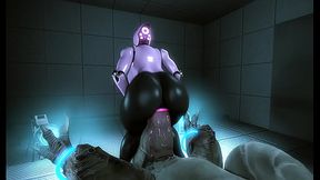 Haydee riding dragon cock