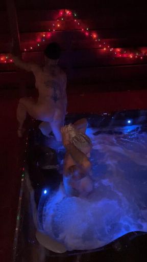 Sorority Sisters Get Steamy In The Hot Tub