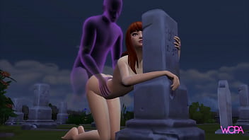 She goes to the cemetery for one last fuck with her boyfriend