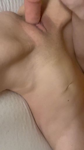 Petite Slut Fucks Herself with Dildo