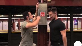 Youthfull latino hoe screaming outdoors