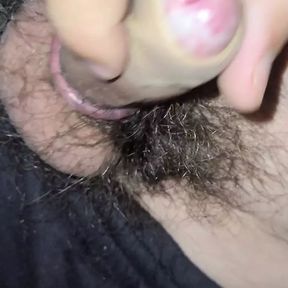 Hairy Cock Masturbation