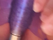 SO wet! Wearing my butterfly vibrator til the man gets home!
