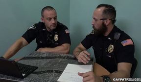 blackman fucks 2 white policemen bare