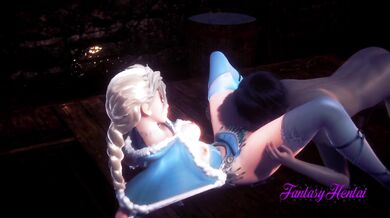 3D Hentai Elsa Gets Creampied In Frozen Castle Animation Parody