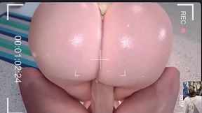 Chun-Li &amp_ Cammy Vacation Besties Fucking, Freckled Ass Cassel Getting Backshots