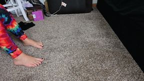 Sideview of Dylans feet on my face (1080)