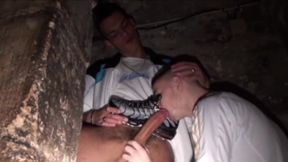 French slut humiliated by the sneakers of a scally boy - 2  scenes in 1