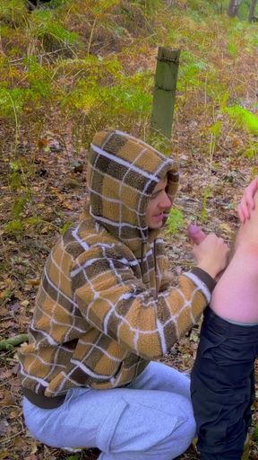 Getting My Cock Sucked in the Woods