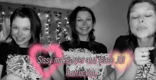 Sissy Makeover & tease JOI