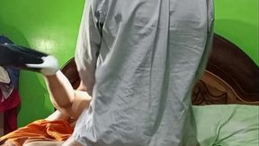 Le meto duro a esta travesti le hago gritar