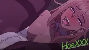 Dark cartoon fantasy of all-anime ladies getting fucked in car sex animation