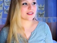 SO Cute Young Blonde Teen Lost in Lust