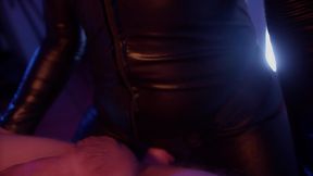 dissolute lady pegging her guy s and gets cumshot.