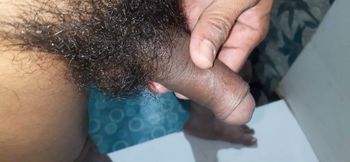 Pee Bathroom Indian Man Big Black Cock Handjob Blowjobs