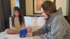 Strip Connect 4, bed games, clothes off, no regrets, full surrender, lusty loss