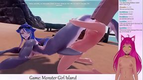 VTuber LewdNeko Plays Monster Girl Island Part 2