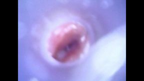 View Inside Cock While Jerking and Cumshot ( Camera Inside Dick )