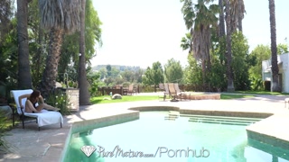 PUREMATURE MILF catches masturbating big dick hunk