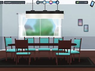 Stepmom doing a Russian in the laundry room alone