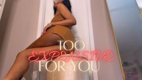 Too Expensive for You