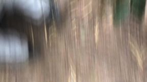 red 054 fucking in the woods with the husband while we burn our stuff