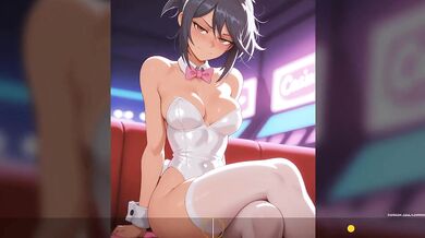 Sheena Fujibayashi unwraps the cock hero in Tales of Symphonia HFO climax