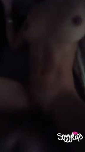 My boyfriend leaves my abs covered in cum