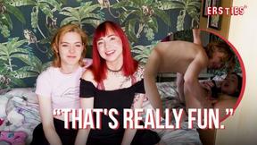 ”Ersties - Adorable Blonde Jade R Fingers Eva Until She Cums”