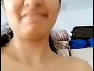 Sexy indian housewife strips nude on webcam show for customer