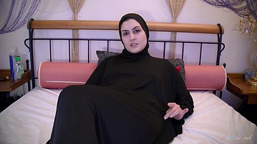 Muslim Slut Wearing Hijab JOI speaking English and Arabic - Lilimissarab