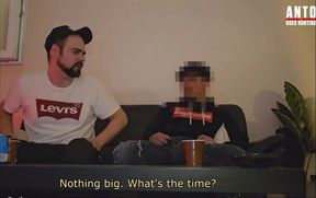 Turkish straight buddy gets seduced into first mutual handjob with a big Arab dick