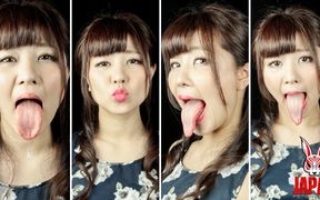 Yuika Sawa's Intense Long Tongue Showcase Kisses: a Spit-infused POV Experience