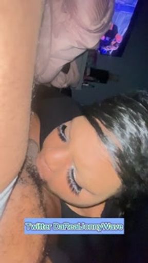BBW Bri Got Cakes sucking Jonny Wavy Fat Balls HUGE explosive cumshot