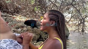 Stranger on the Beach Offers Me a Private&#x1F92B; Encounter for a Shocking Reward! Carla Morell