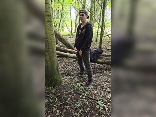 I was walking in the forest and needed to take void urine