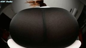 Karisma black tights go sheer with her big ass! POV - MP4